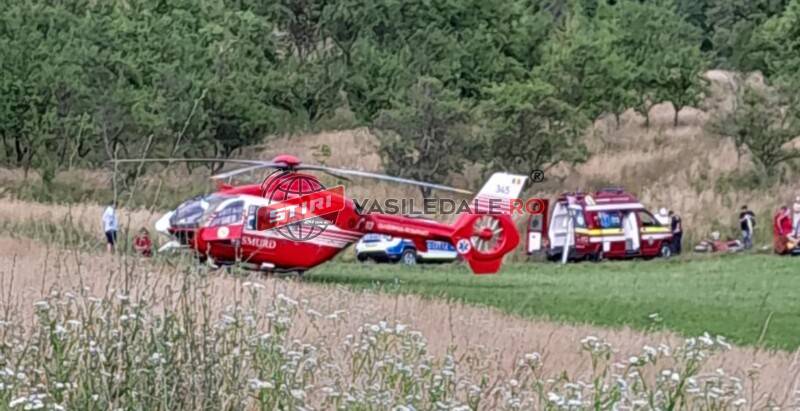 ACCIDENT LA BÂRSANA: Un bărbat de 32 de ani, rănit grav după ce a căzut de pe moped
