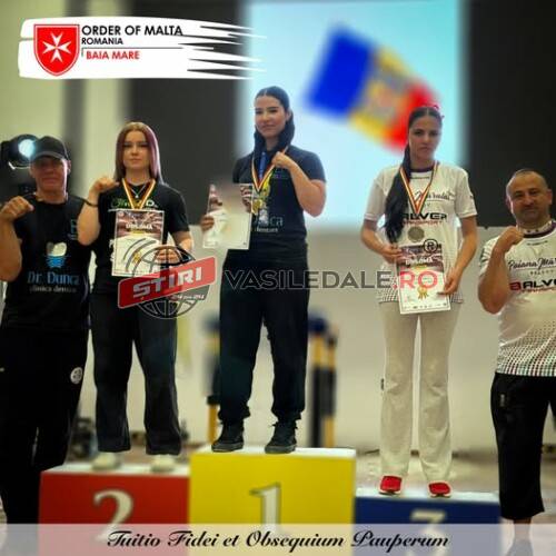 PERFORMANȚĂ LA SUPERLATIV: Roxana Popp, voluntar la Serviciul de Ajutor Maltez, locul I la Cupa României la Skandenberg
