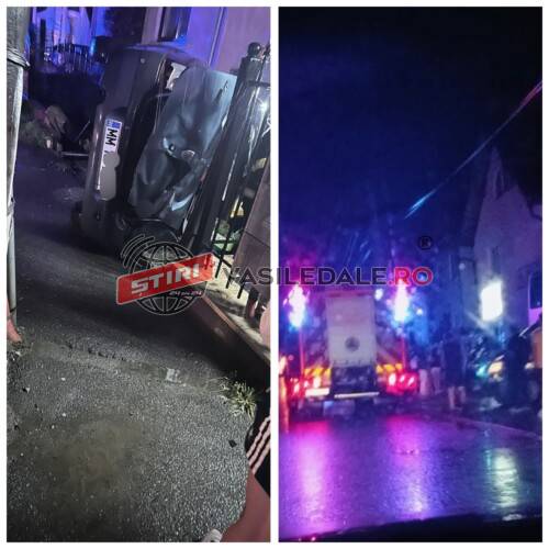 ULTIMA ORĂ: O victimă după ce s-a răsturnat cu mașina la Moisei (foto)