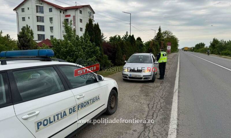 SARASĂU: Bărbat cu permisul anulat, depistat de către polițiștii de frontieră