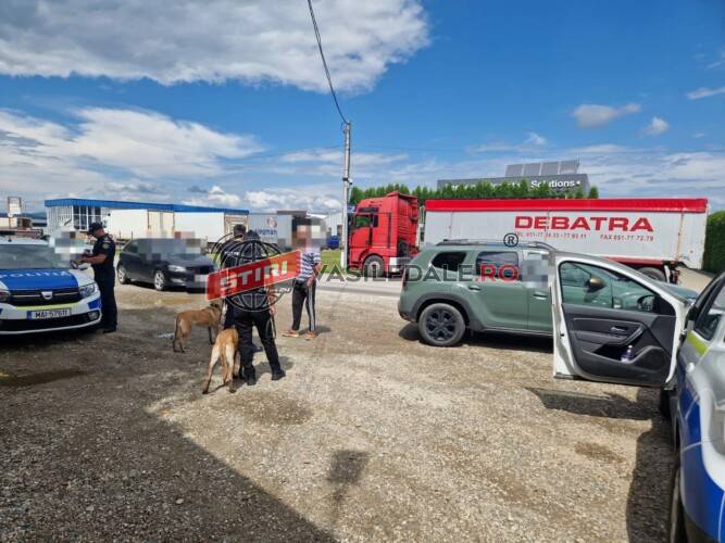PE ȘOSELE: Polițiștii, împreună cu grupa canină, pe străzile din Sighet. Bărbat fără permis, depistat la volan, reținut pentru 24 de ore. Starea tehnică a 52 de vehicule verificată de polițiștii din Tăuții Măgherăuș