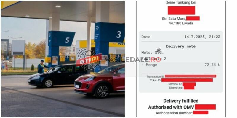Șofer din Maramureș, acuzat pe nedrept că a fugit de la o pompă din Livada după ce a plătit online combustibilul