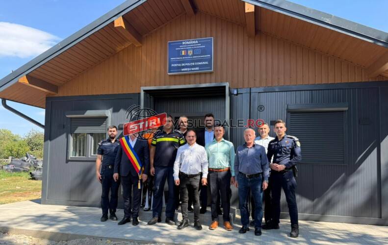 MIREȘU MARE: A fost inaugurat noul sediu al Postului de Poliție Comunal – actualizare