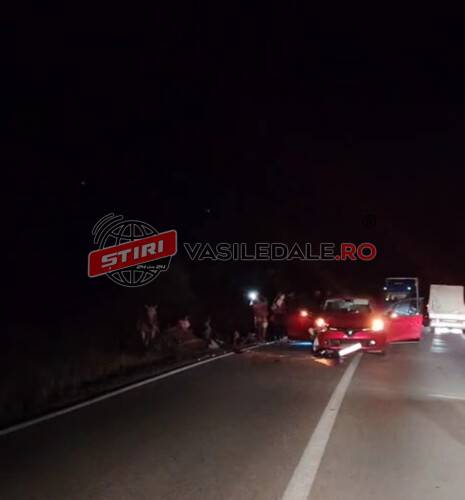 FOTO: Accident cu 5 răniți la Tg Lăpuș după ce un șofer a lovit o căruță