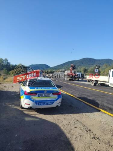 S-a deschide circulația pe podul provizoriu peste râul Săsar, pe varianta ocolitoare (VIDEO)