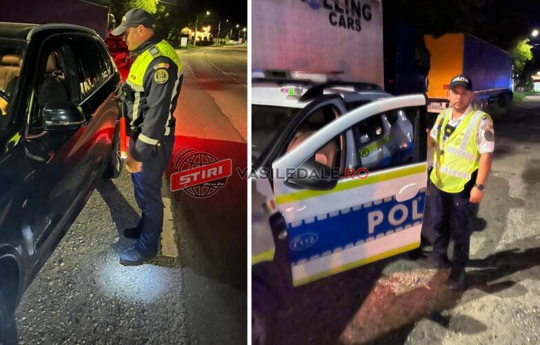 FILTRE RUTIERE LA LEORDINA ȘI MOISEI: Aproape 100 auto verificate astă-noapte.