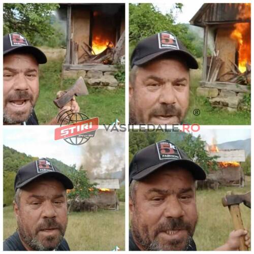 ULTIMA ORĂ: Piromanul din Bârsana a fost arestat preventiv în această seară. Pasere este în arestul Poliției Maramureș (VIDEO)