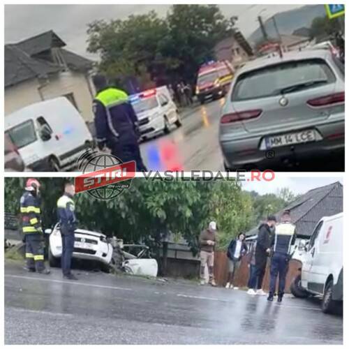 EXCLUSIV FOTO: Două accidente rutiere astăzi dimineață la Săliștea de Sus