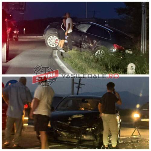 FOTO: Încă un accident în intersecția de la Hideaga. Cauza: neacordarea de prioritate