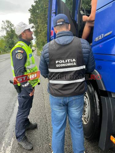 Verificări în trafic și la societăți comerciale, efectuate de polițiștii Serviciului de Investigare a Criminalității Economice