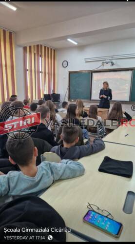 Nicio mască nu poate fi purtată la infinit! Lecții de prevenire la Școala Gimnazială Cicârlău în Școala Altfel
