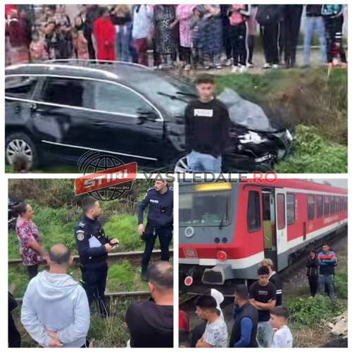 Accident feroviar în Țicău – Autoturism spulberat de trenul personal Baia Mare – Jibou. Doi adulți și copil răniți. Trecerea peste linia ferată este construită ILEGAL (VIDEO) – actualizare