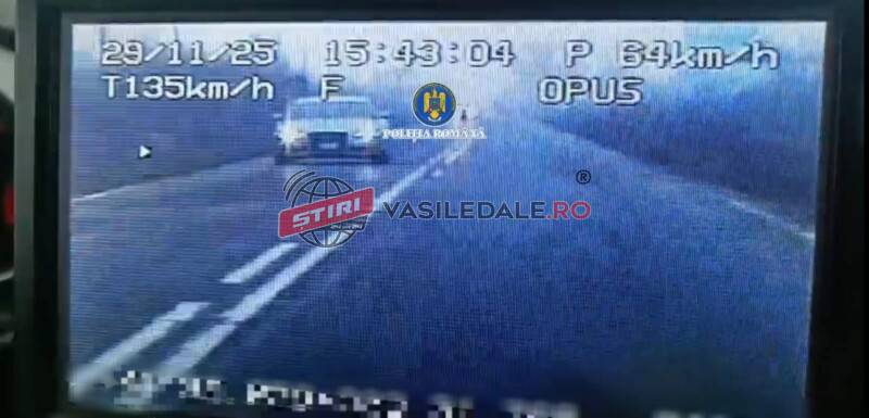 FURIOASĂ ȘI IUTE: Șoferiță surprinsă cu 135 km/h în Baia Mare, controale efectuate de polițiști în toiul nopții, în Șomcuta Mare