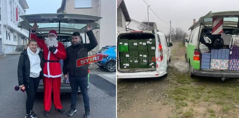 Moș Crăciun a adus bucurie și speranță pentru peste 100 de copilași și zeci de persoane nevoiașe din Maramureș