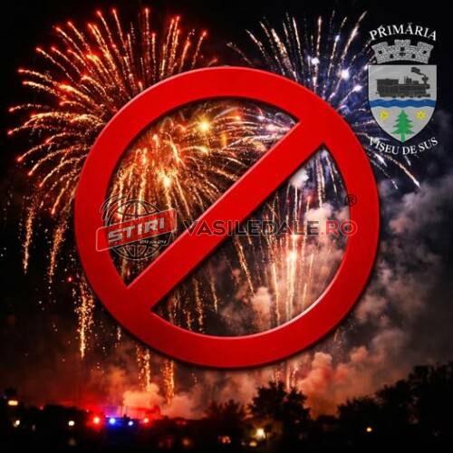 Comunicat oficial din partea primarului orașului Vișeu de Sus: Nu va fi foc de artificii din cauza lipsei apei
