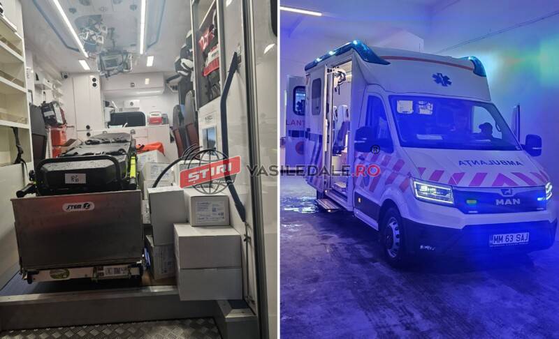 Ambulanță de tip C2, pentru Maramureș – foto