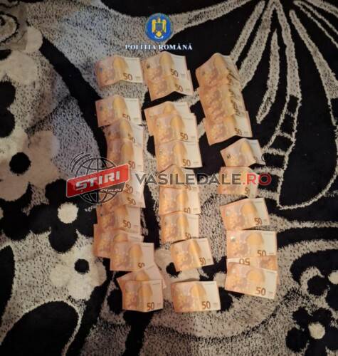 Bancnote contrafăcute de 50 de euro, descoperite în urma perchezițiilor din Iojib