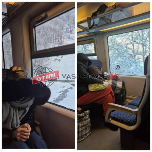 EXCLUSIV: CFR-ul își bate joc de călătorii trenului Cluj Napoca – Sighetu Marmației. Înghețați de frig în ”Săgeata albastră” (video)