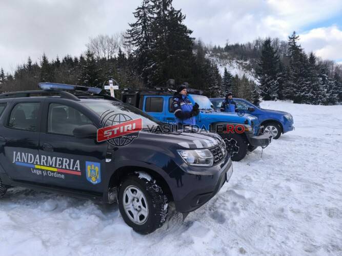 Jandarmii maramureșeni, prezenți la Raliul Zăpezii
