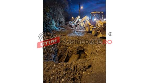 ACTUALIZARE: Societatea VITAL S.A. prelungește lucrările pentru remedierea avariei majore la conducta de transport apă potabilă Dn 800 mm din Baia Mare