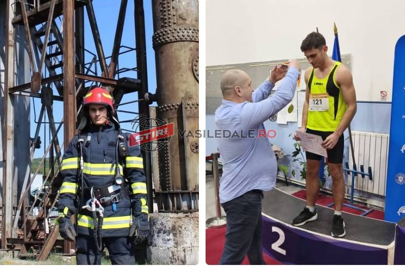 sergent major Leordean Luca- Alexandru, din cadrul Detașamentului de Pompieri Sighetu Marmației, care a adus Argintul Național la ISU Maramureș