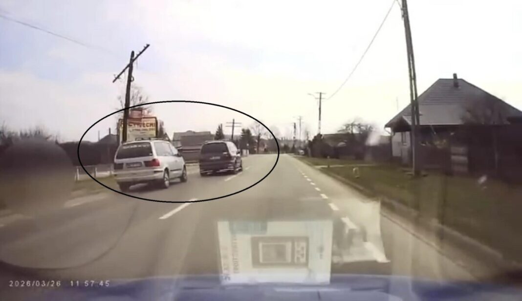 VIDEO: Inconștiență criminală la Tg Lăpuș – Întrecere între doi șoferi la intare în oraș, la un pas de tragedie