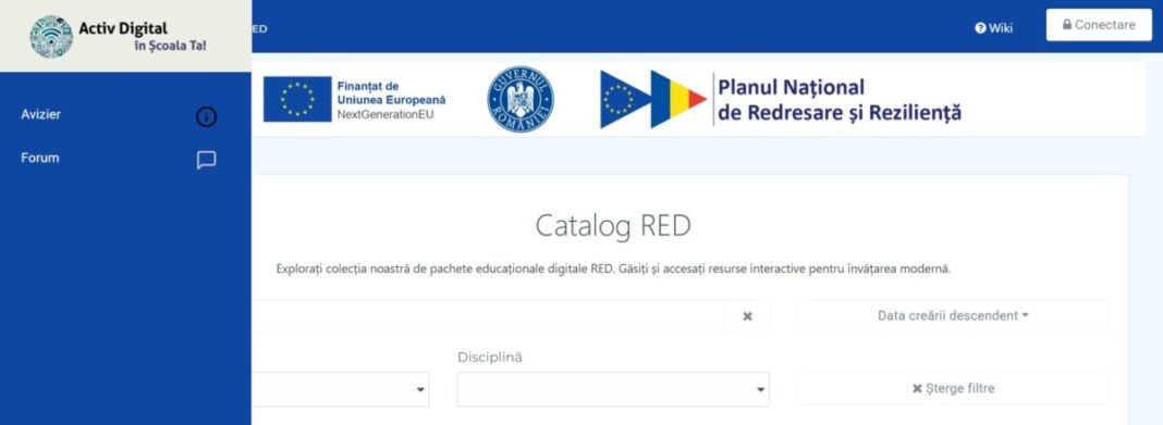 Profesorii extind catalogul RED din proiectul „Activ Digital în Școala Ta!”