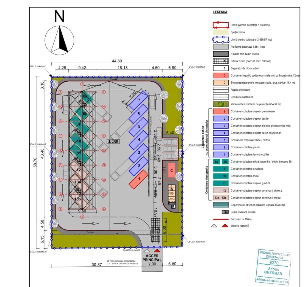 MIREȘU MARE: Centru de colectare selectivă a deșeurilor prin aport voluntar