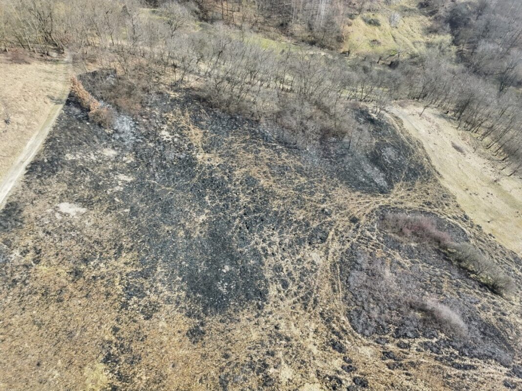 DIN DRONĂ: Garda de Mediu identifică proprietarii terenurilor incendiate! Vor primi amenzile acasă în perioada următoare