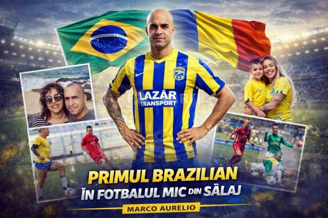 PRIMUL BRAZILIAN ÎN LIGA A IV-A SĂLAJ: Povestea lui Marco Aurelio, mijlocașul ajuns la vicecampioana Inter Cizer
