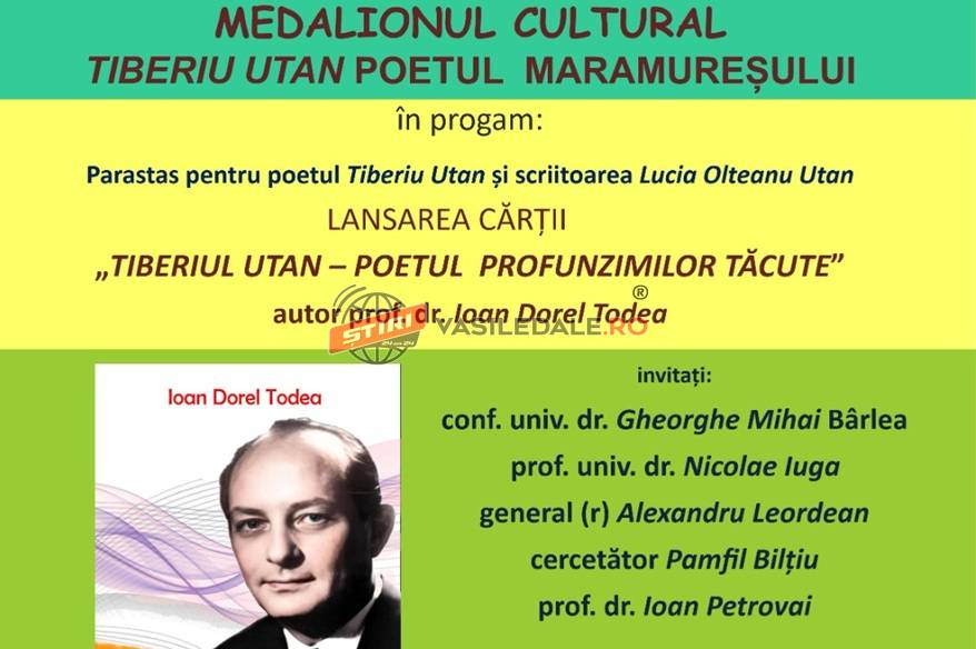 CULTURA CARE NE ȚINE VII: Medalion dedicat poetului Tiberiu Utan, la Văleni de Sighet