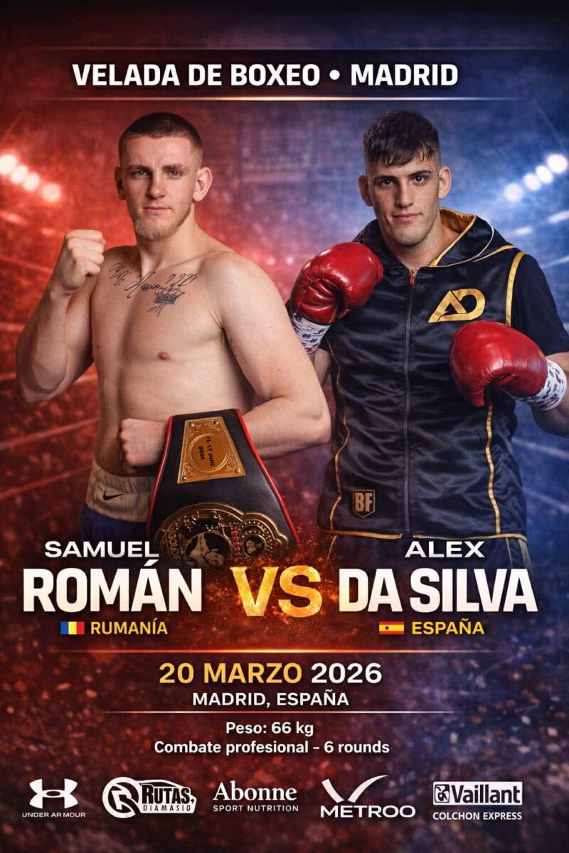 BOX, Madrid (Spania): Boxer-ul maramureșean Samuel Roman ”furat” într-un meci profesionist (foto/video)