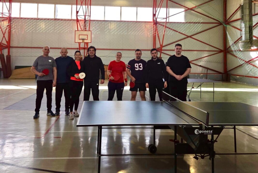 Polițiștii pasionați de tenis de masă s-au întrecut azi în Baia Sprie
