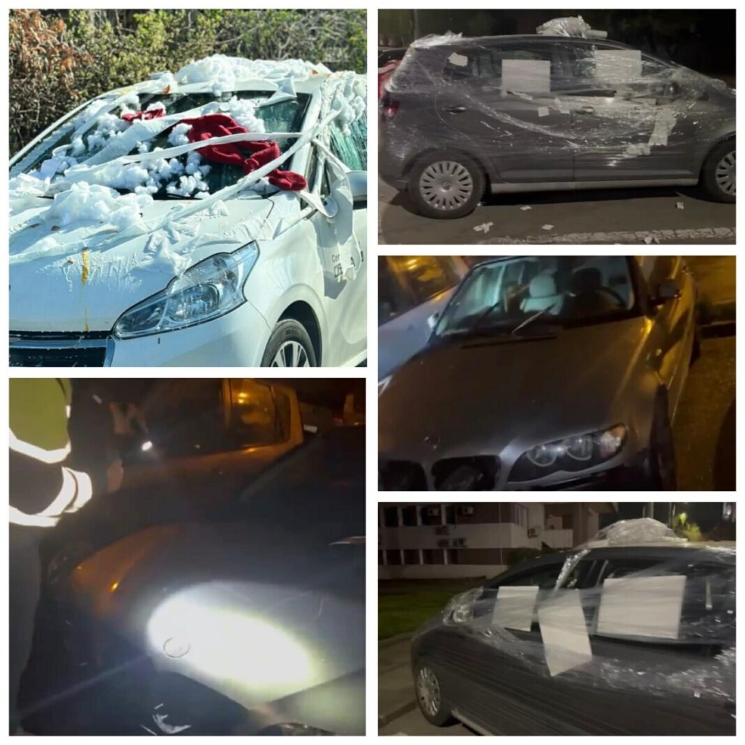 IREAL CE SE ÎNTÂMPLĂ ÎN BAIA MARE: Mașini vandalizate pe mai multe străzi din oraș. Farse sau glume proaste. Poliția anchetează (VIDEO)