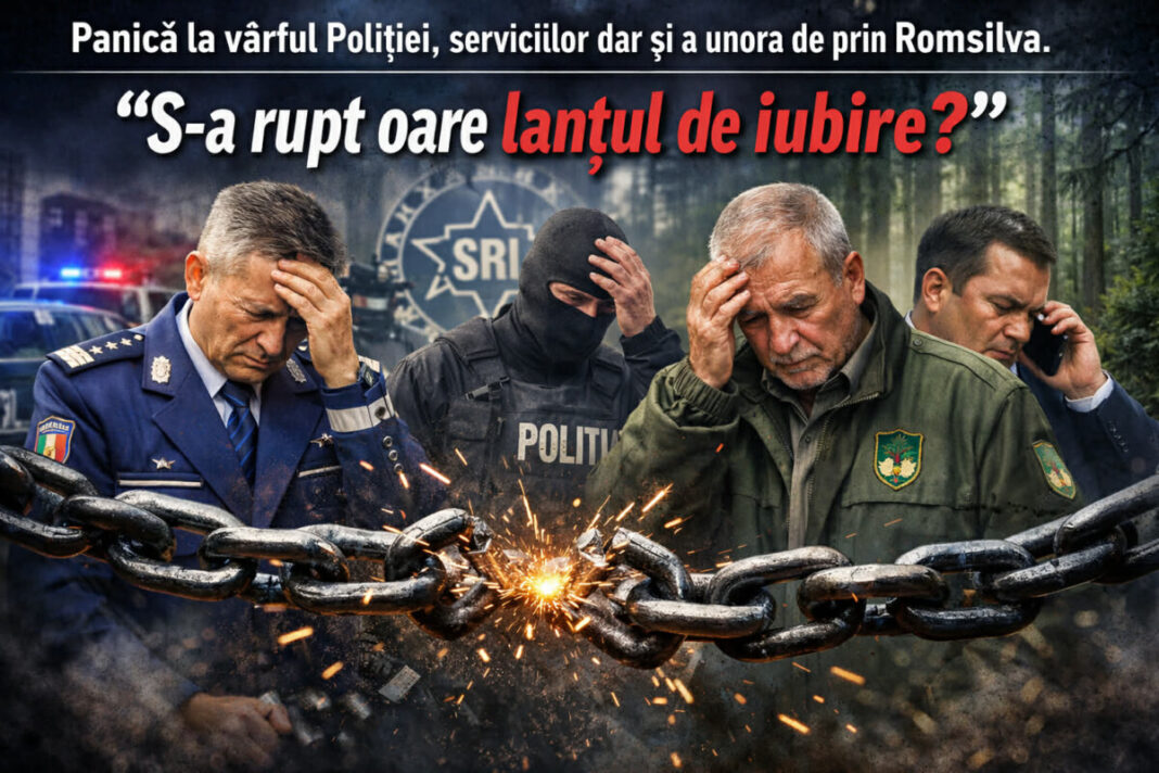 EXCLUSIV – Panică la vârful Poliției, serviciilor dar și a unora de prin Romsilva. ”S-a rupt oare lanțul de iubire?” (OPINIE)