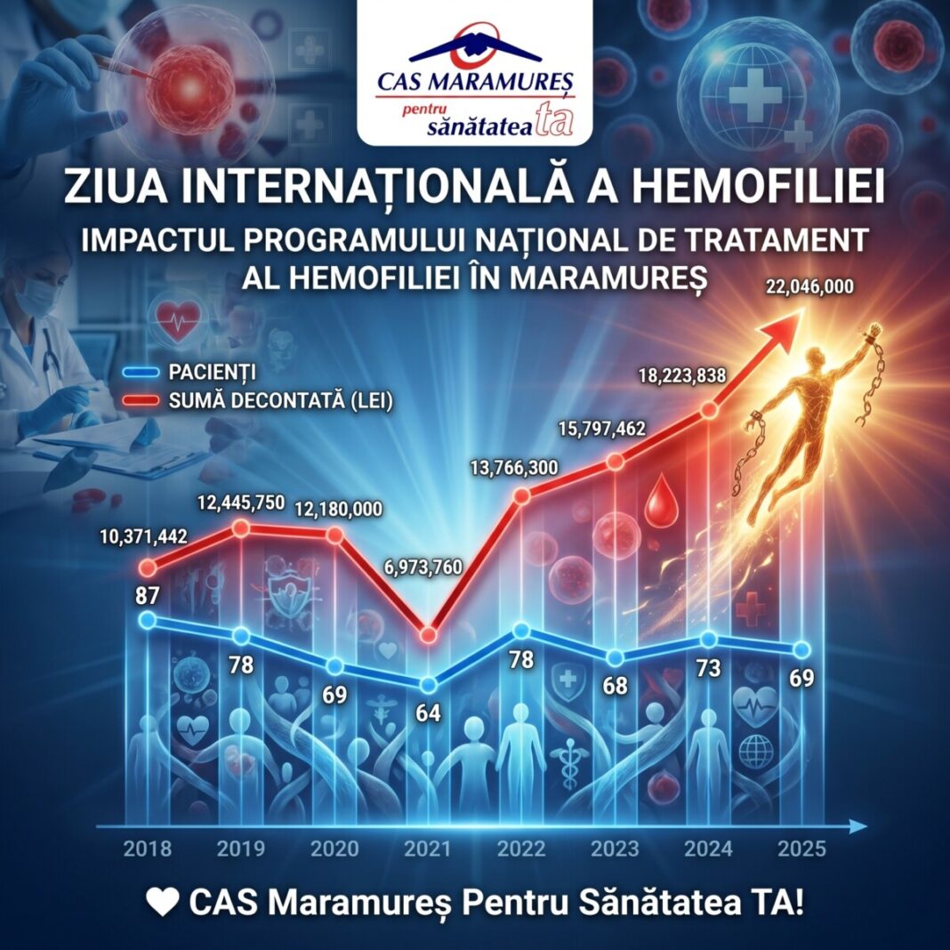 Ziua Internațională a Hemofiliei: Impactul Programului Național de Tratament al Hemofiliei în Maramureș