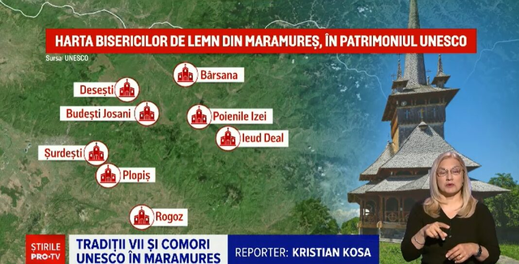 Sfânta Lumină a ajuns și în bisericile de lemn din Maramureș, din patrimoniul UNESCO