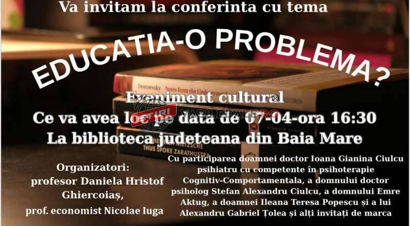 Conferință pe teme educaționale la Biblioteca Județeană „Petre Dulfu”