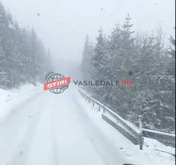 VIDEO: S-a întors iarna în Maramureș