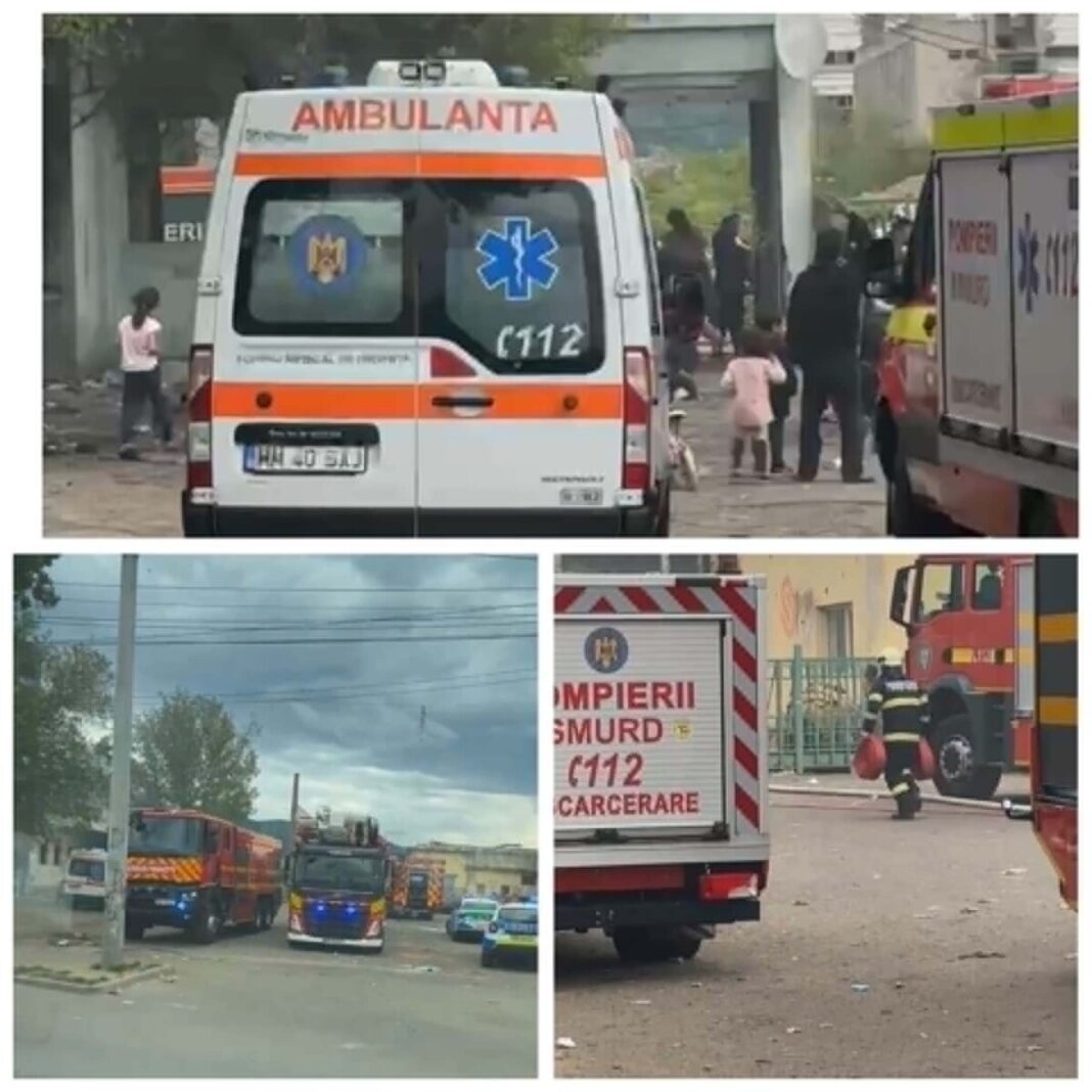 Mobilizare uriașă de forțe: PANICĂ și EVACUĂRI la fostul Combinat din Baia Mare (video)