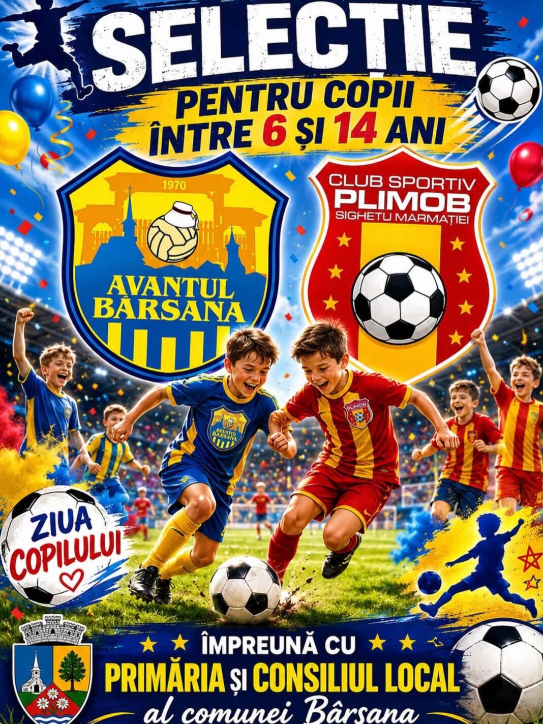 De Ziua Copilului, dăm startul viitorului! Proiect de anvergură pentru copiii din Bârsana și din întreaga zonă!