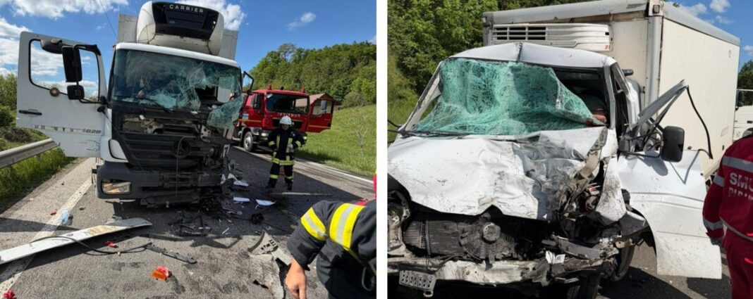 ACCIDENT GRAV PE DN 1C: Un șofer inconștient, trafic blocat