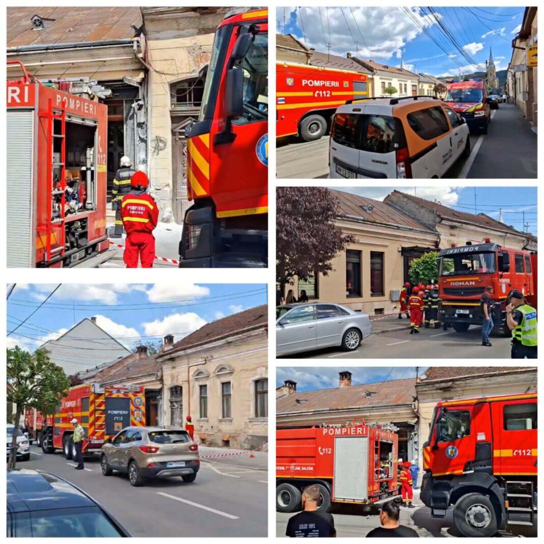 EXCLUSIV: Panică la un restaurant din Sighet! Clienți evacuați după ce panoul electric a luat foc (VIDEO)