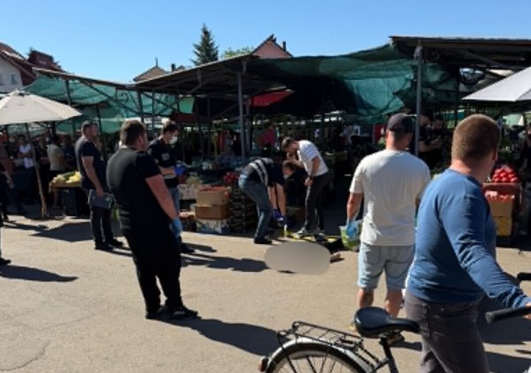 EXCLUSIV: Tragedie în Piața Agroalimentară Izvoarele din Baia Mare. Criminaliștii la fața locului (foto)