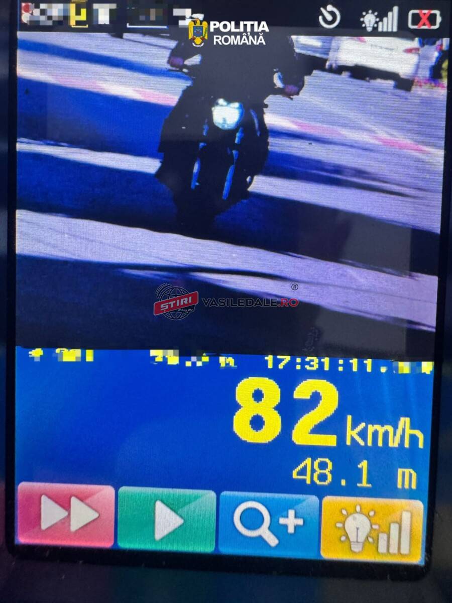 BAIA MARE: Motociclist vitezoman, urmărit de polițiști după ce a ignorat semnalul de oprire
