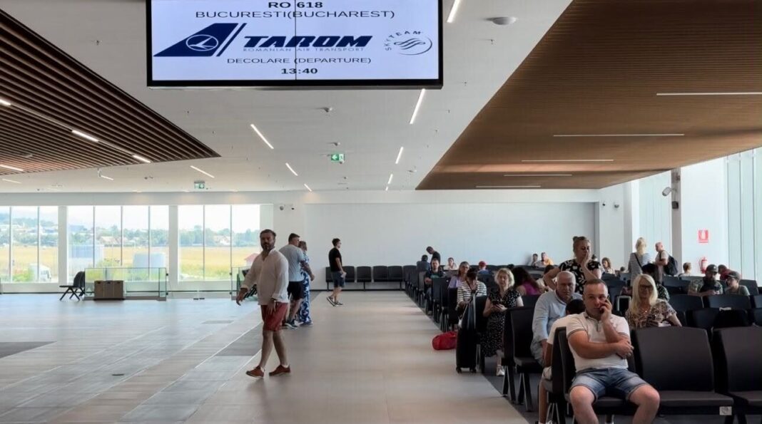 S-A DESCHIS NOUL TERMINAL al Aeroportului Internațional Maramureș. Ce spun primii pasageri care au pășit în ”noua casă” (VIDEO)