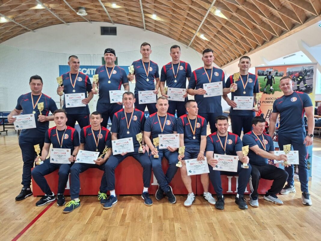Pompierii sălăjeni au organizat faza finală pe I.G.S.U. a „Cupei A.S.P.R. la tenis de masă”. Un pompier din Maramureș pe locul 2