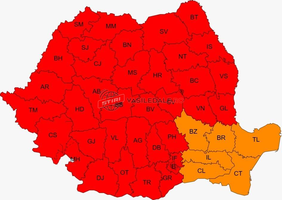 MARAMUREȘUL INTRĂ SUB COD ROȘU: ANM anunță temperaturi extreme de până la 41°C și nopți tropicale