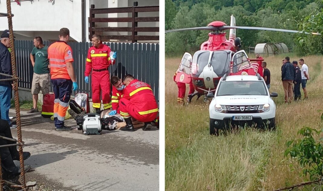 TRAGEDIE ÎN BOGDAN VODĂ: Un biciclist de 81 de ani și-a pierdut viața după ce a intrat într-un gard – video