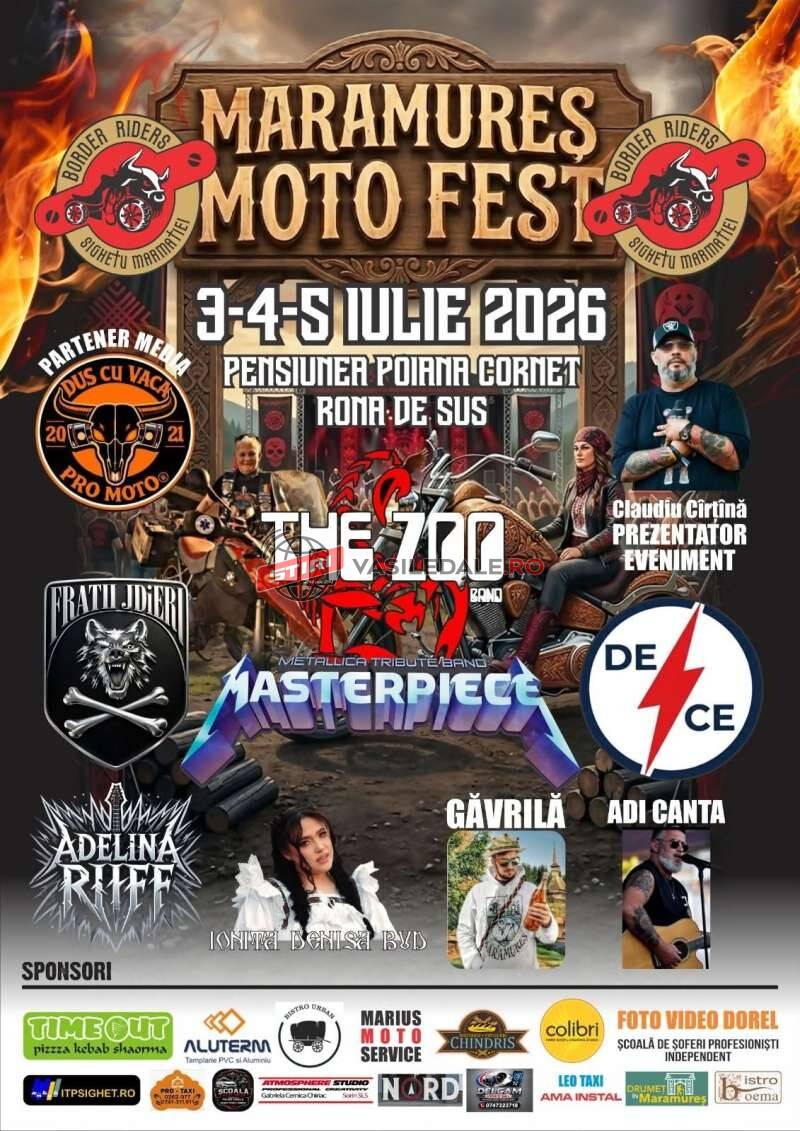Motocicliștii din zona de nord a țării se întâlnesc la MARAMUREȘ MOTO FEST la „Poiana Cornet”